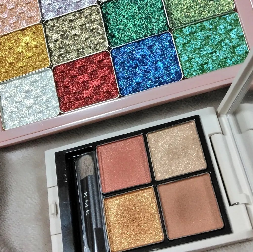 RMK シンクロマティック アイシャドウパレット EX-06 ヴァイブラント（数量限定）/RMK/アイシャドウパレットを使ったクチコミ（1枚目）