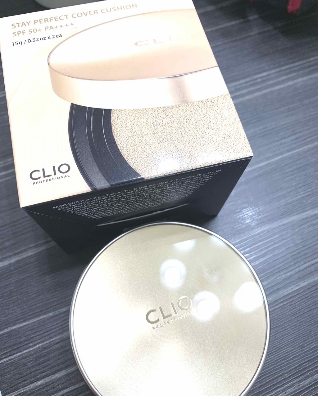 STAY PERFECT COVER CUSHION/CLIO/クッションファンデーションを使ったクチコミ（1枚目）