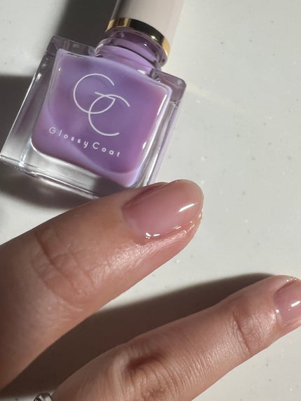 グロッシーコート シアーラベンダー(数量限定)【新】/スキューズミー/オールインワンネイルの画像