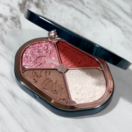 星宿彫刻 4色パレット/花西子/マルチパレットを使ったクチコミ(7枚目)