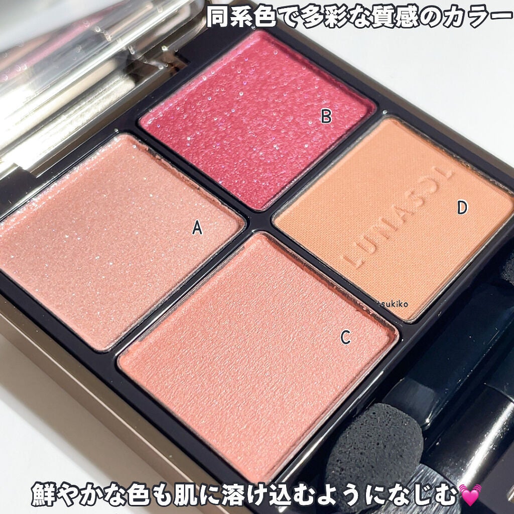 アイカラーレーション/LUNASOL/アイシャドウパレットを使ったクチコミ(4枚目)