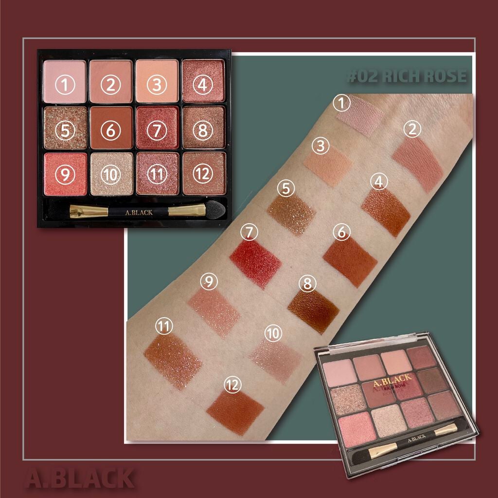 グラムチェンジマルチパレット/A.BLACK/マルチパレットを使ったクチコミ(2枚目)