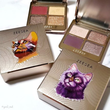 アニマルアイシャドウ(4シェード)/ZEESEA/アイシャドウパレットを使ったクチコミ(9枚目)