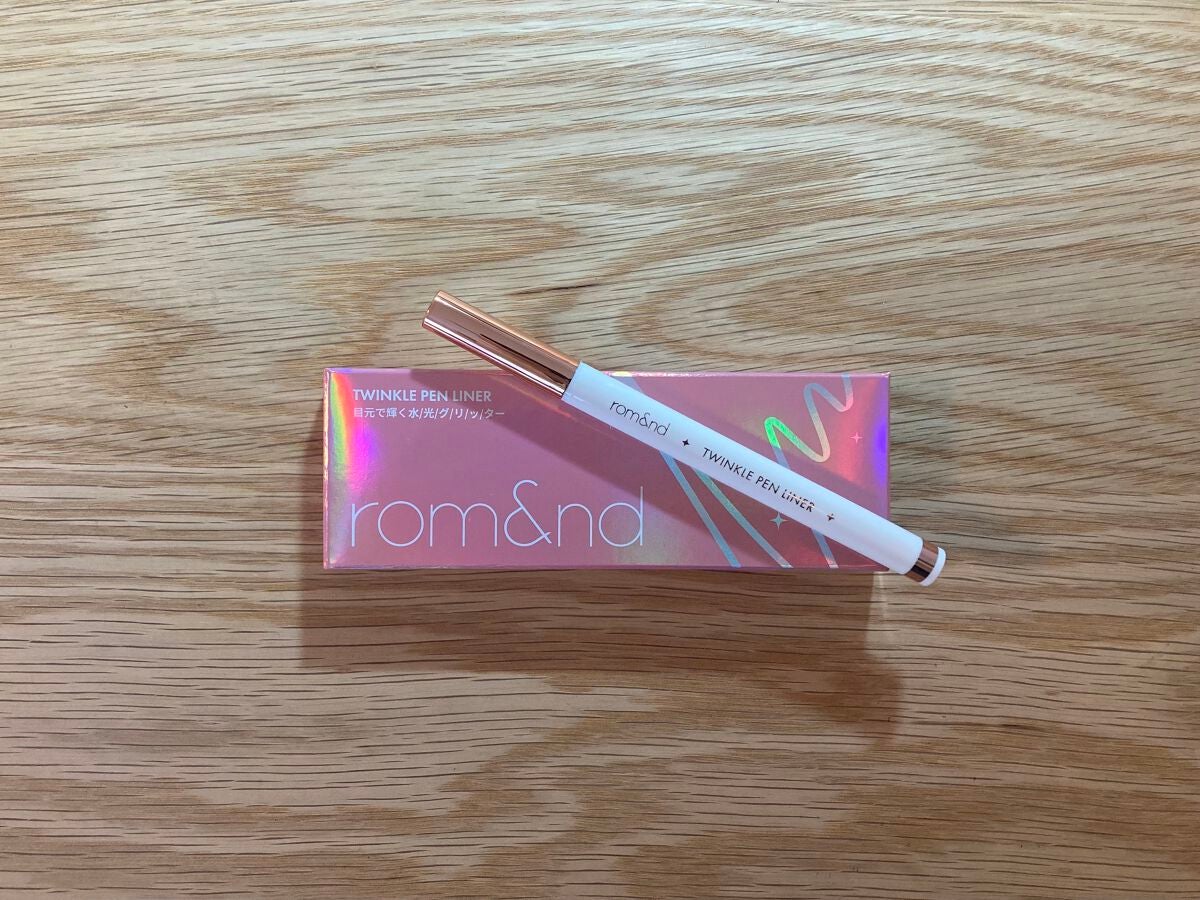 トゥインクルペンライナー/rom&nd/リキッドアイライナーを使ったクチコミ(1枚目)