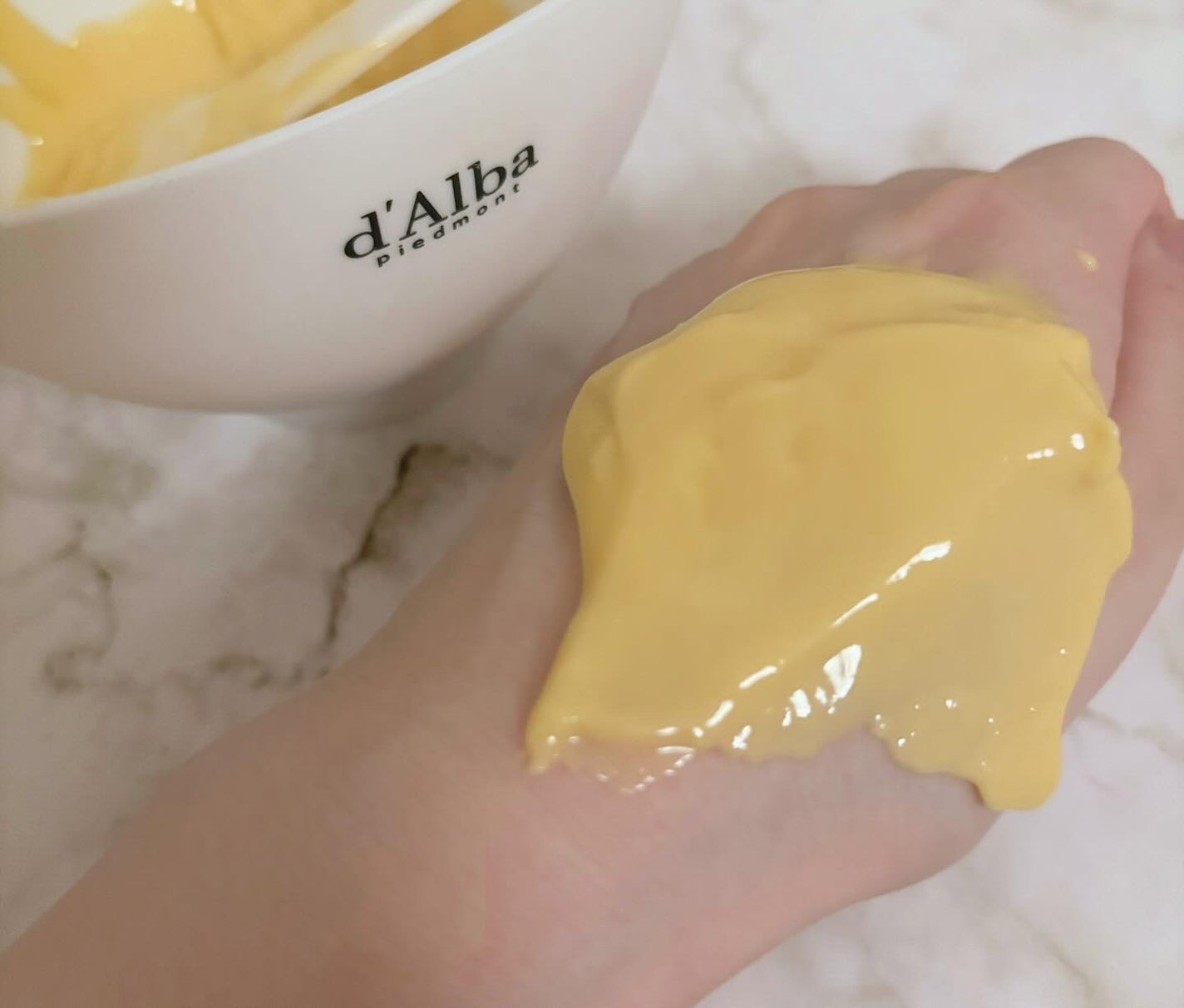 WHITE TRUFFLE SERUM & CREAM MODELING MASK/ダルバ/その他スキンケアを使ったクチコミ(6枚目)