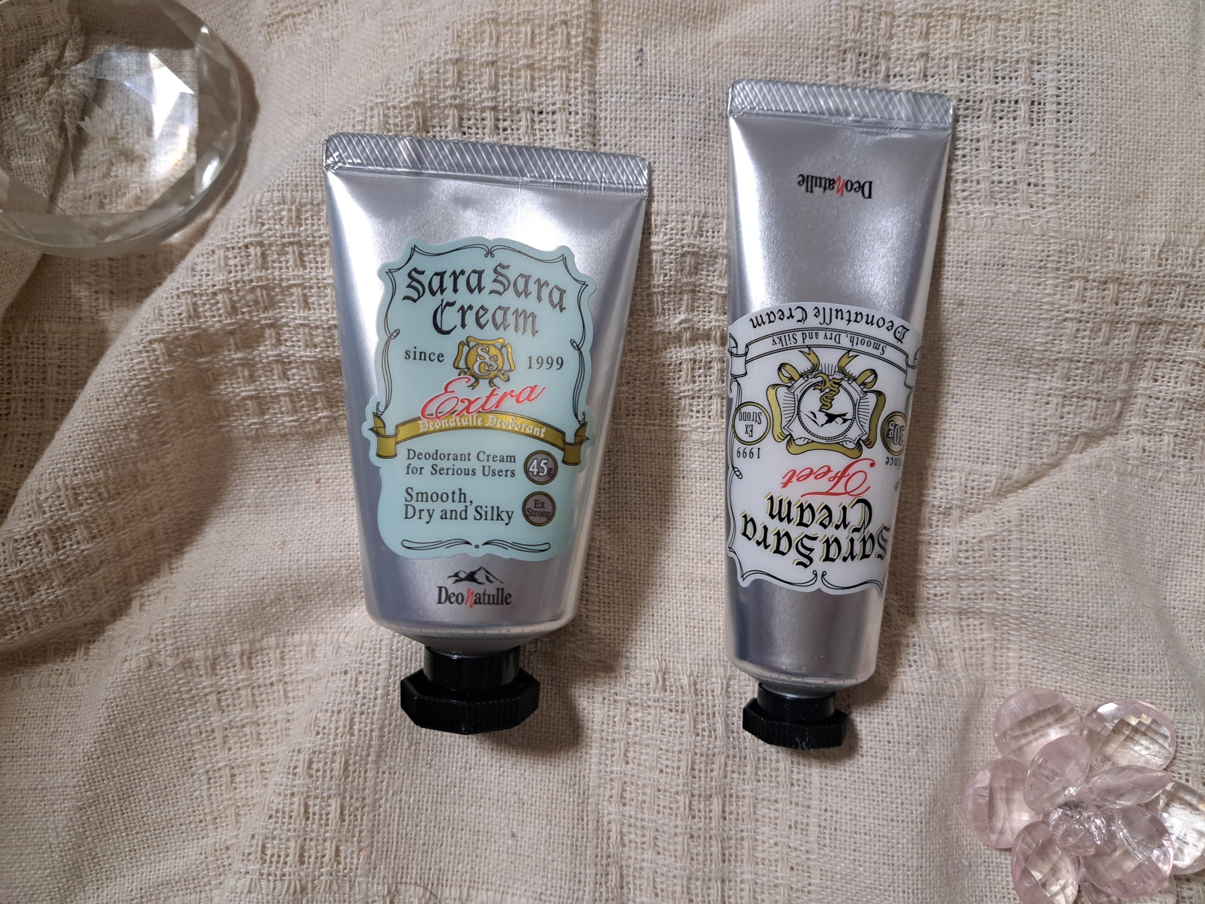 薬用足指さらさらクリーム/デオナチュレ/デオドラント・制汗剤を使ったクチコミ（3枚目）