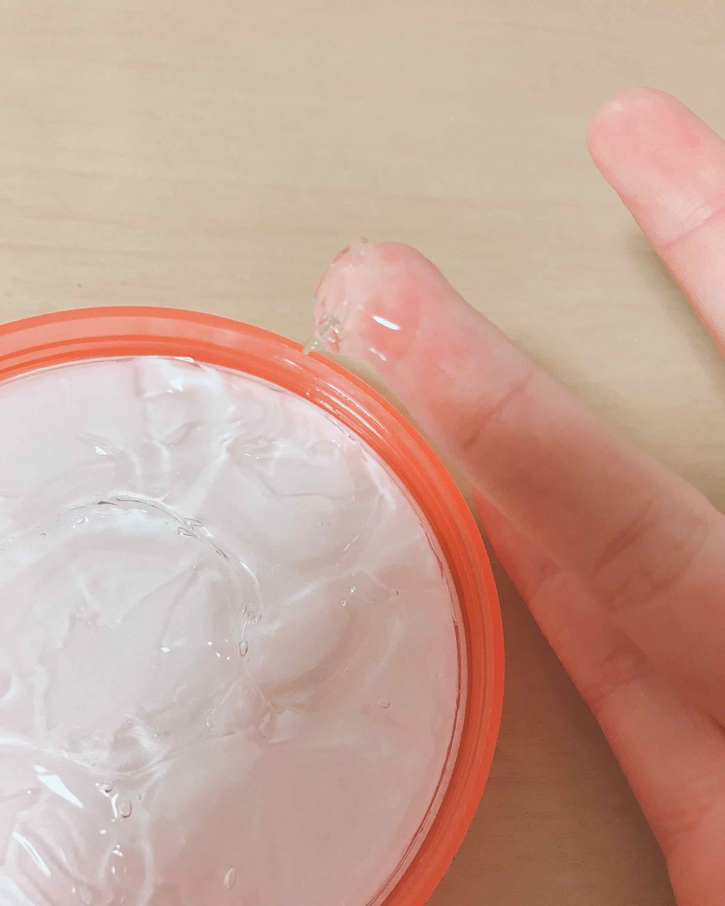 グレープフルーツ50% モイスチャージェル/スキンガーデン/フェイスクリームを使ったクチコミ（3枚目）