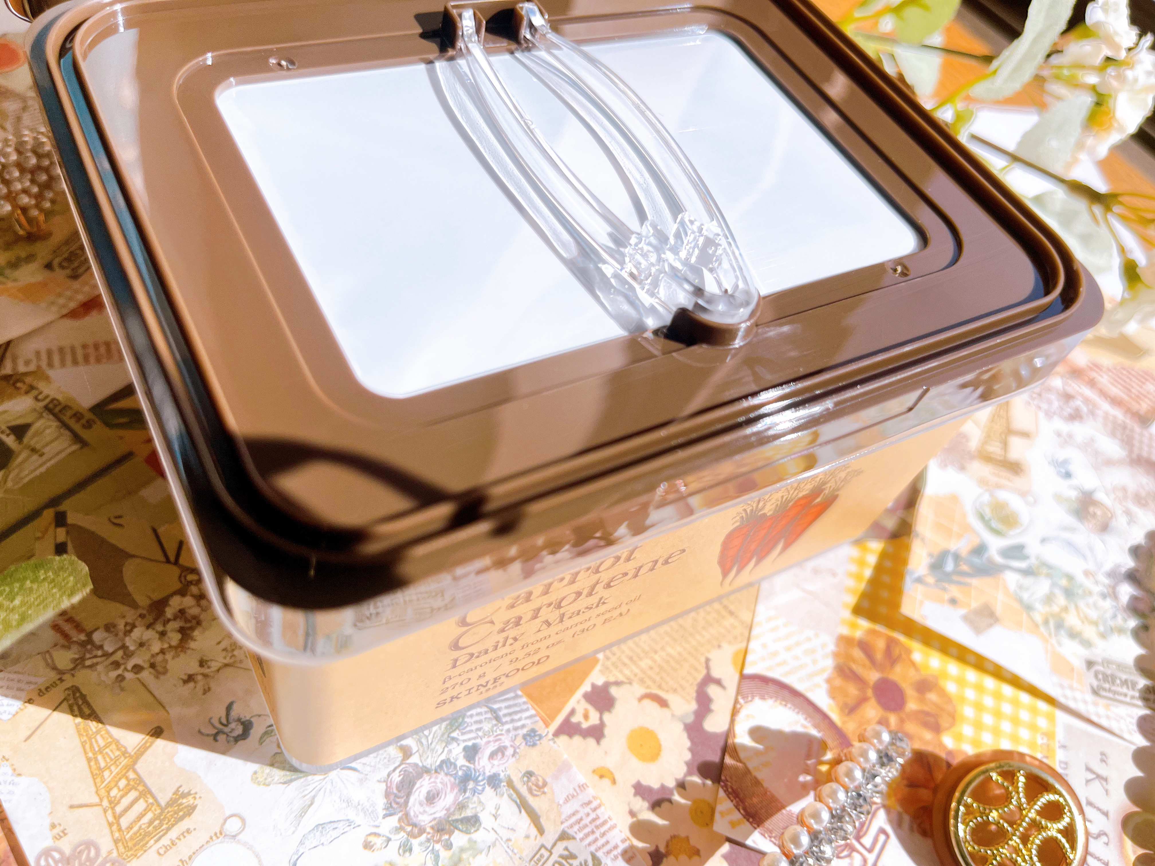 キャロットカロテン デイリーマスク/SKINFOOD/シートマスク・パックを使ったクチコミ（2枚目）