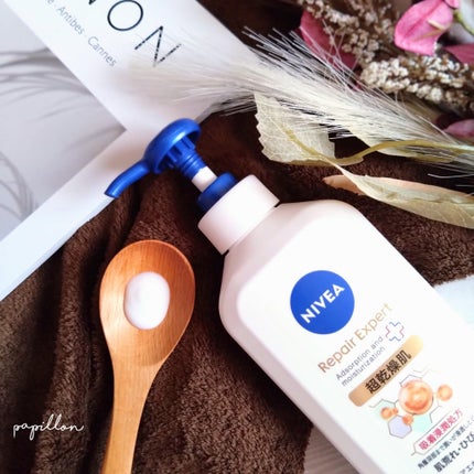 ニベア リペアエキスパート 薬用ボディミルク 乾燥肌用/ニベア/ボディミルクを使ったクチコミ(8枚目)