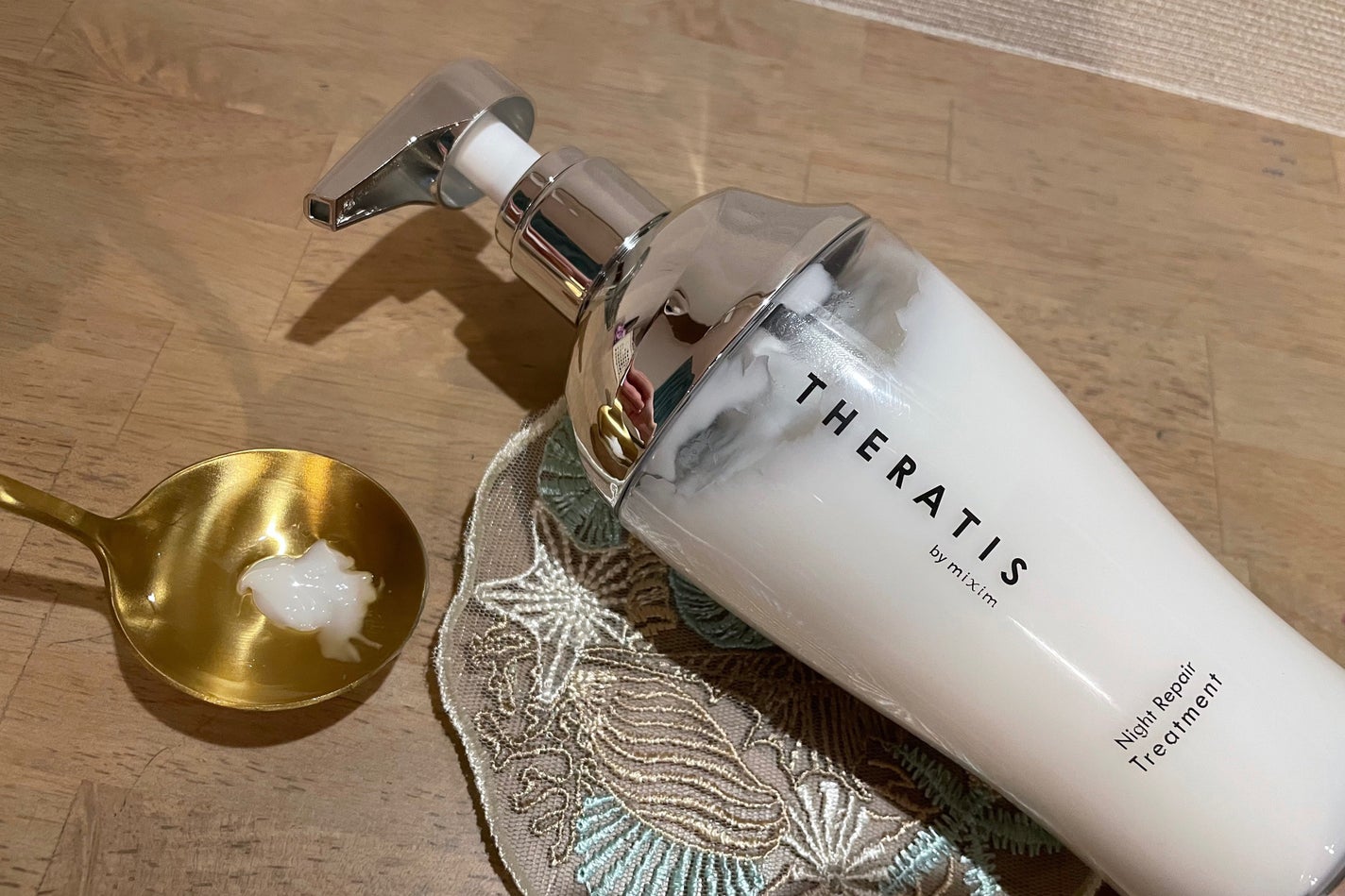 ナイトリペア シャンプー/ヘアトリートメント/THERATIS/シャンプー・コンディショナーを使ったクチコミ(3枚目)