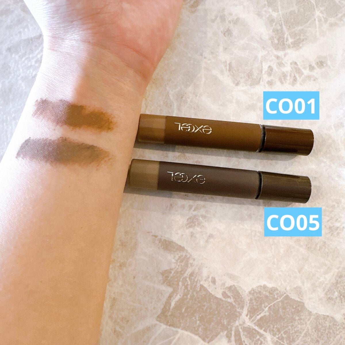 カラーオン アイブロウ/excel/眉マスカラを使ったクチコミ(2枚目)