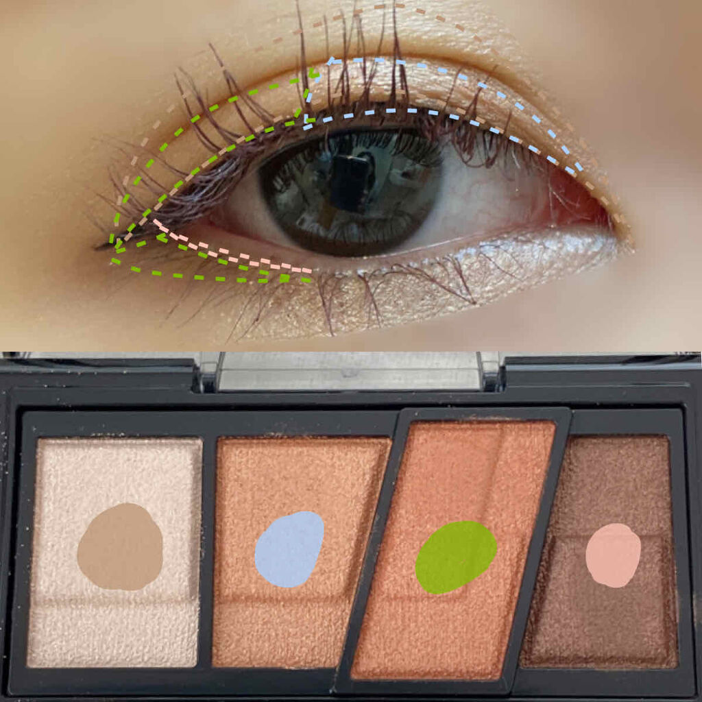 デザイニングブラウンアイズ/KATE/アイシャドウパレットを使ったクチコミ（3枚目）