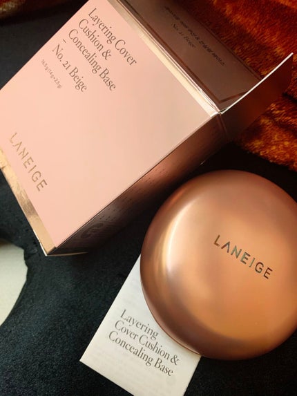 レイヤリング カバークッション/LANEIGE/クッションファンデーションを使ったクチコミ(3枚目)