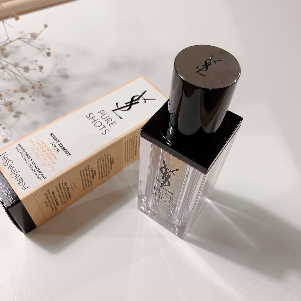 ピュアショット ナイト リチャージセラム/YVES SAINT LAURENT BEAUTE/美容液を使ったクチコミ(3枚目)