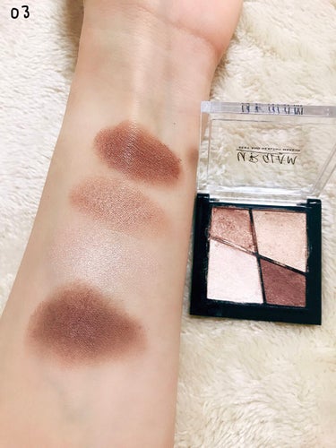 UR GLAM　VELVET EYE COLOR PALETTE/U R GLAM/アイシャドウパレットを使ったクチコミ（5枚目）