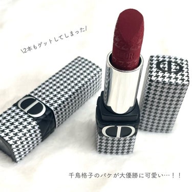 ルージュ ディオール 720 アイコン ベルベット<ニュー ルック エディション>（生産終了）/Dior/口紅を使ったクチコミ（3枚目）