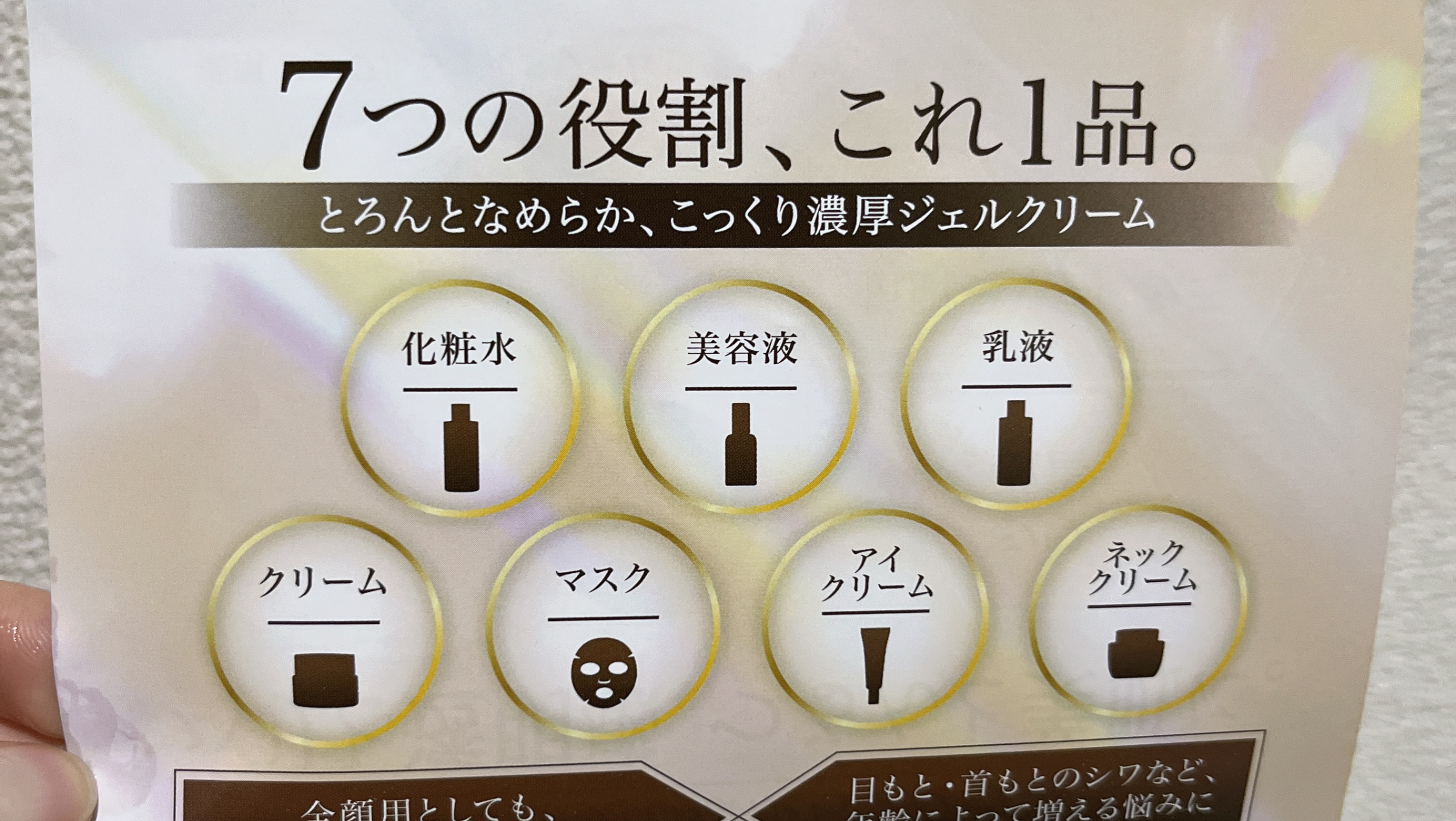 薬用 リンクルジェルクリーム/ちふれ/オールインワン化粧品を使ったクチコミ（2枚目）