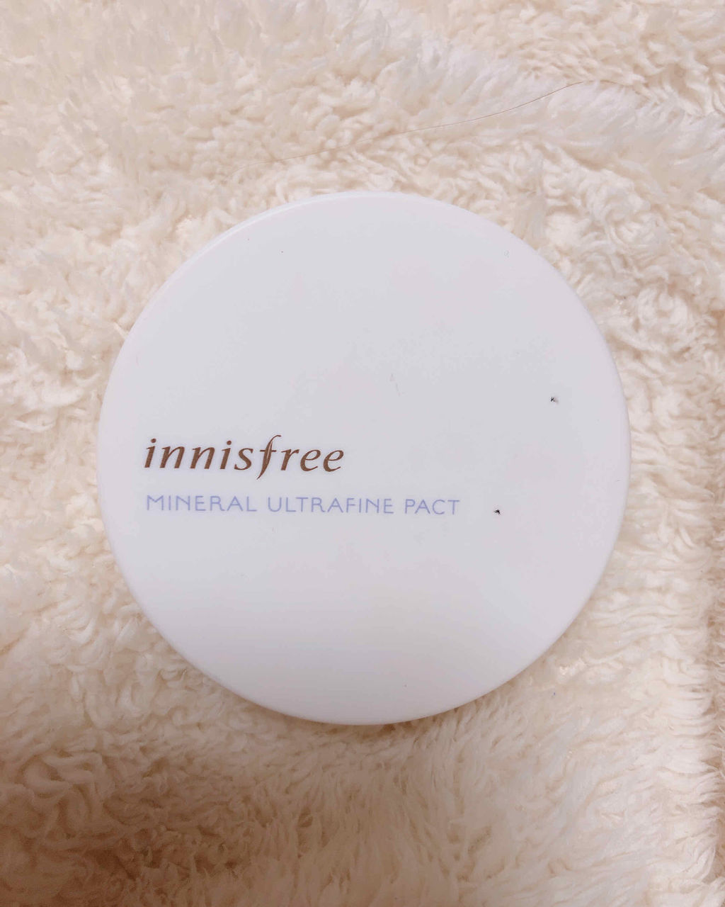 ミネラルウルトラファイン パクト/innisfree/パウダーファンデーションを使ったクチコミ（1枚目）