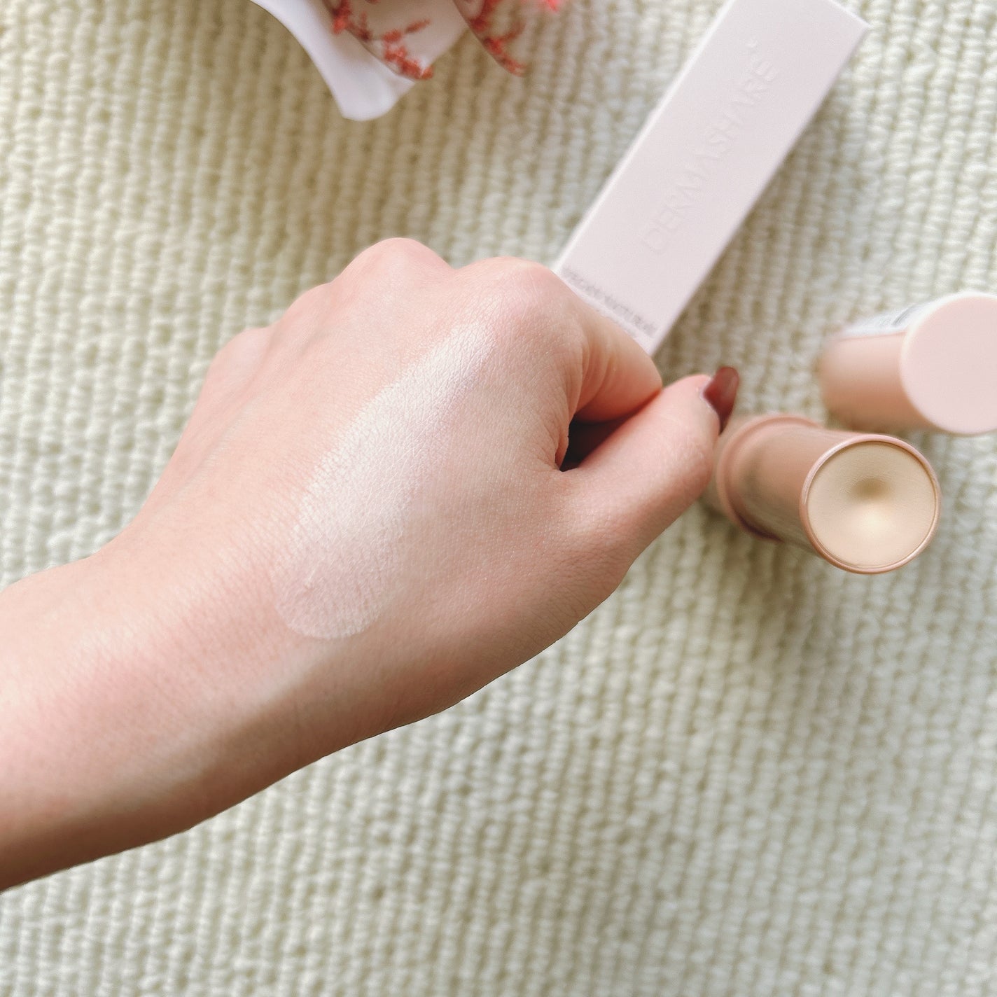 ヴィーガンナチュラルカバースティックファンデーション/DERMASHARE/その他ファンデーションを使ったクチコミ(3枚目)