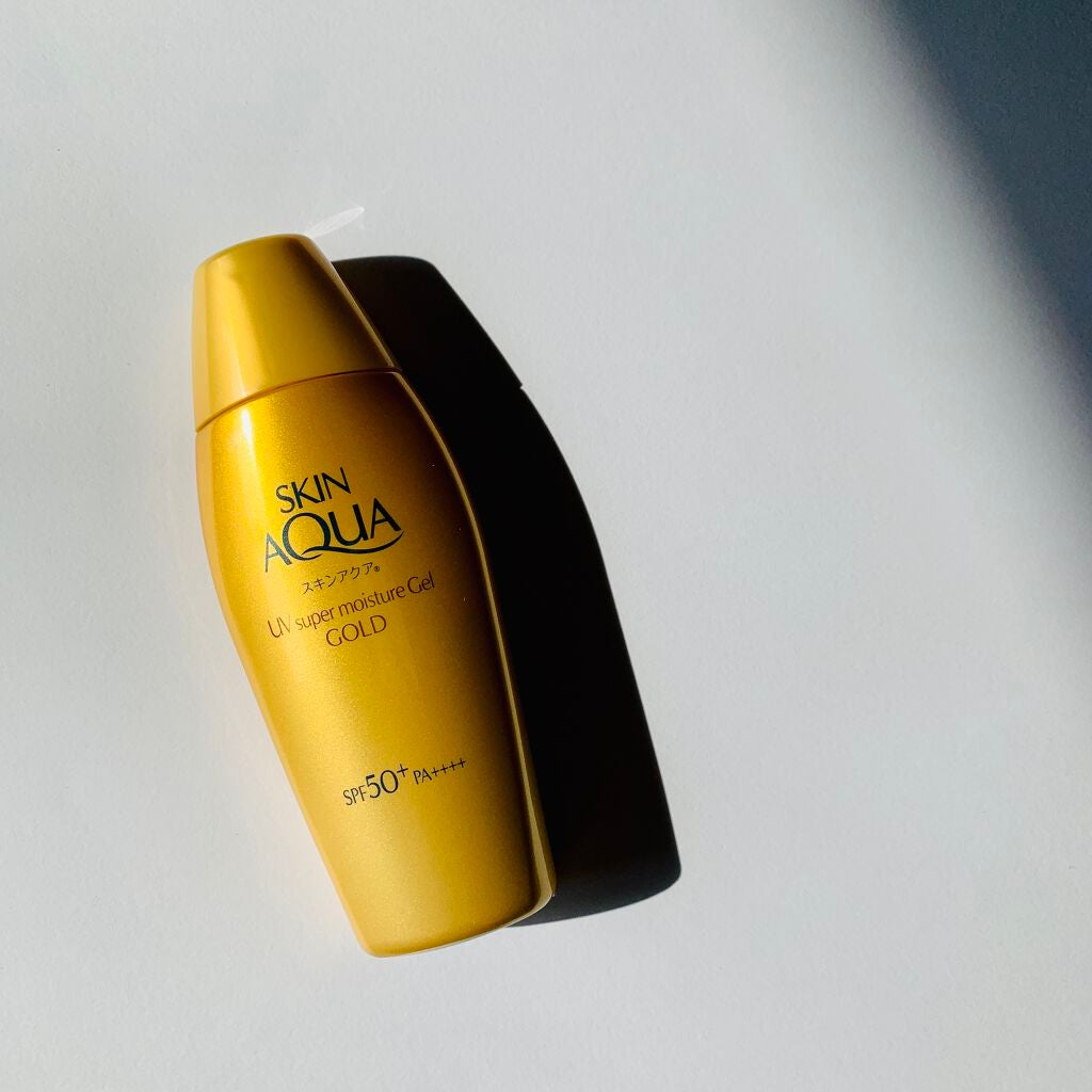 スーパーモイスチャージェルゴールド/スキンアクア/日焼け止めジェルを使ったクチコミ(1枚目)