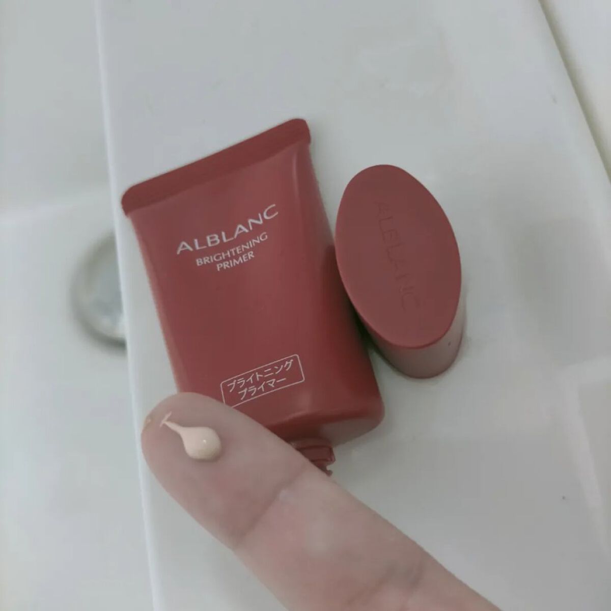 ブライトニングプライマー/ALBLANC/化粧下地を使ったクチコミ（3枚目）