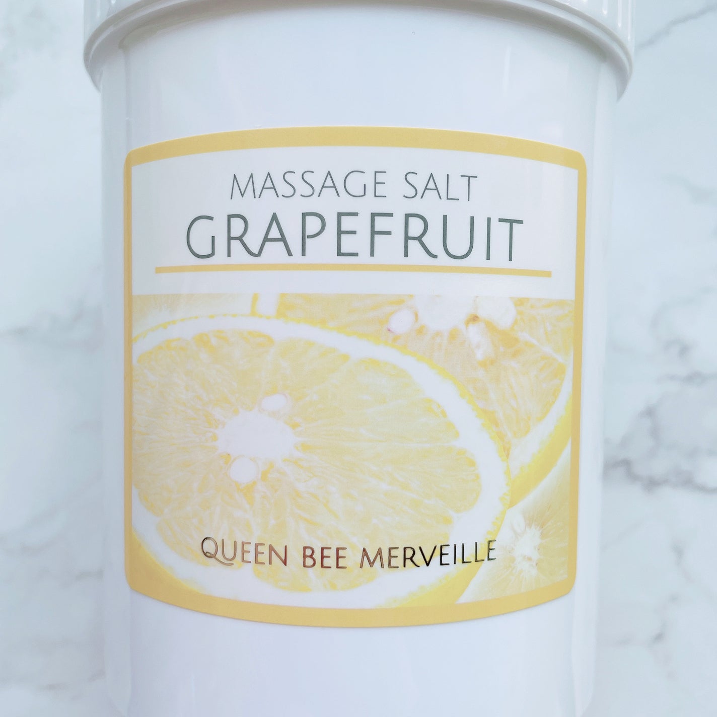 マッサージソルト グレープフルーツ/クインビーメルヴェーユ/ボディスクラブを使ったクチコミ(3枚目)