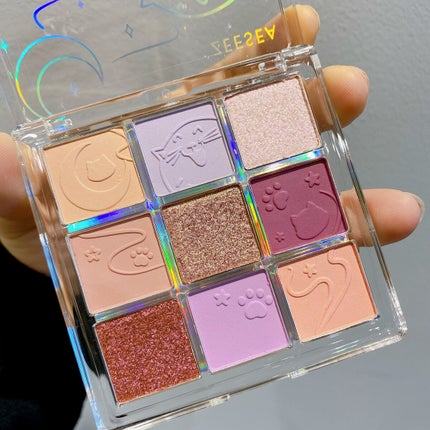クォーツ 9色アイシャドウパレット(ドリームランドアイシャドウ)/ZEESEA/アイシャドウパレットを使ったクチコミ(4枚目)