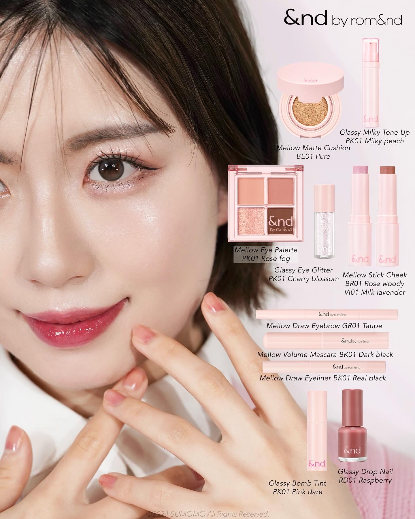 アンドバイロムアンド　グラッシーボムティント/&nd by rom&nd/リップティントを使ったクチコミ（1枚目）