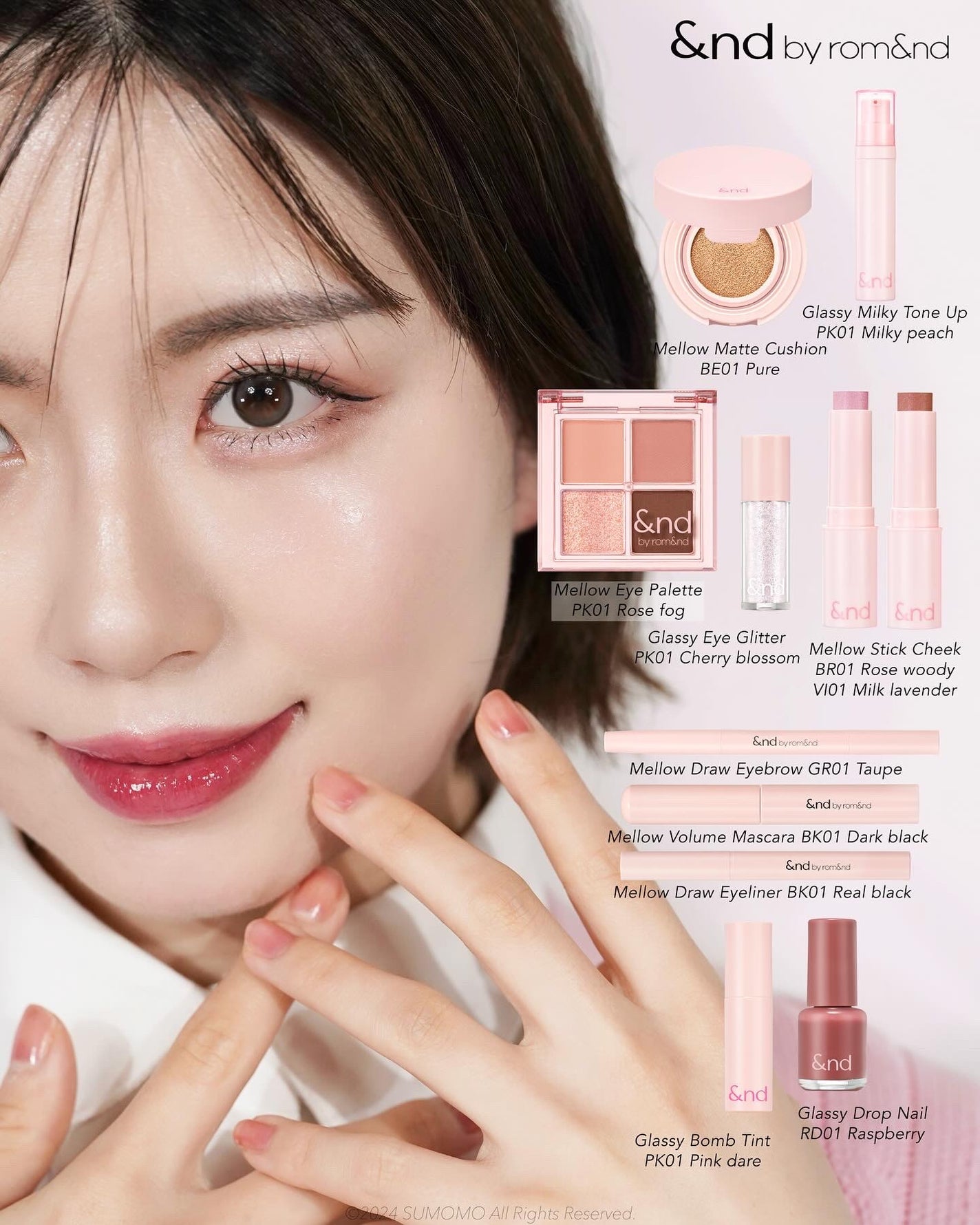 アンドバイロムアンド グラッシーボムティント/&nd by rom&nd/リップティントを使ったクチコミ(1枚目)