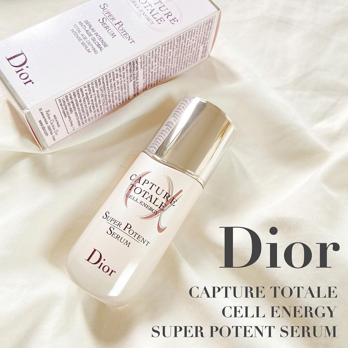 【旧】カプチュール トータル セル ENGY スーパー セラム/Dior/美容液を使ったクチコミ（1枚目）