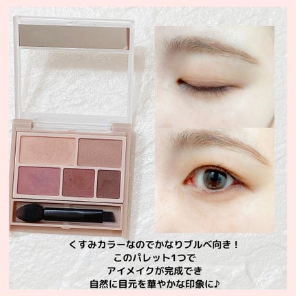 パーフェクトマルチアイズ/キャンメイク/アイシャドウパレットを使ったクチコミ(3枚目)