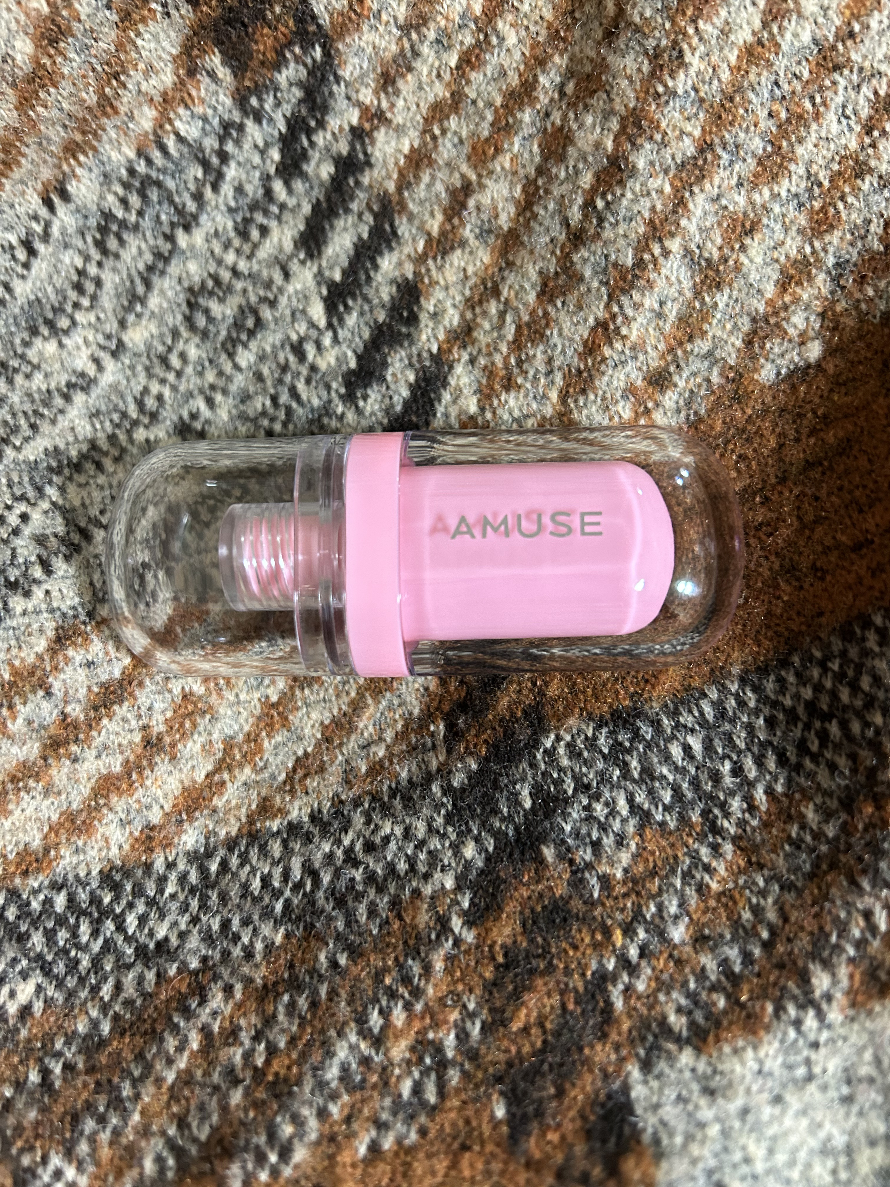 ジェルフィットティント 01 モモジェリー/AMUSE/リップティントを使ったクチコミ（2枚目）