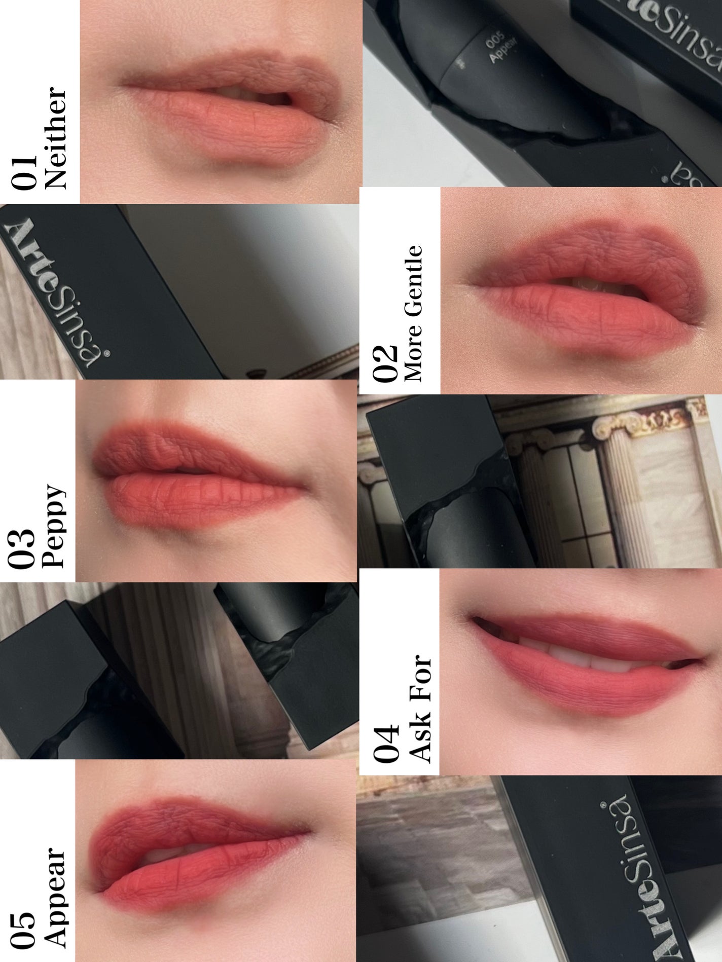 シルキーブラーティント/ArteSinsa/口紅を使ったクチコミ(5枚目)