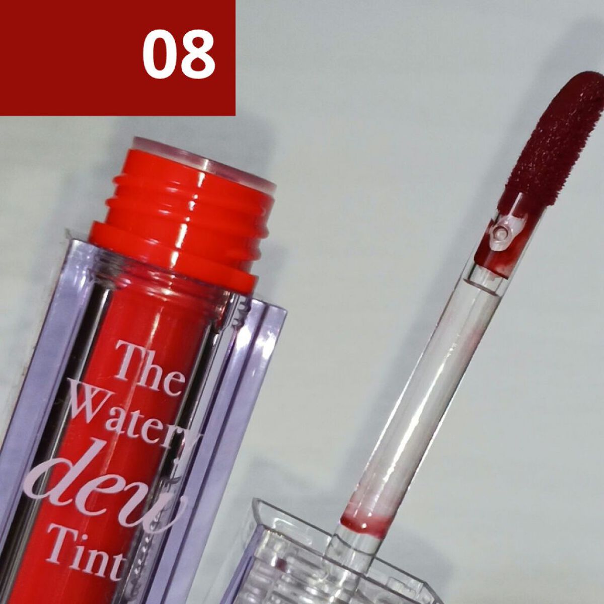 ザ ウォータリーデューティント WD8 ビンテージ カラント/MERZY/リップティントを使ったクチコミ（2枚目）