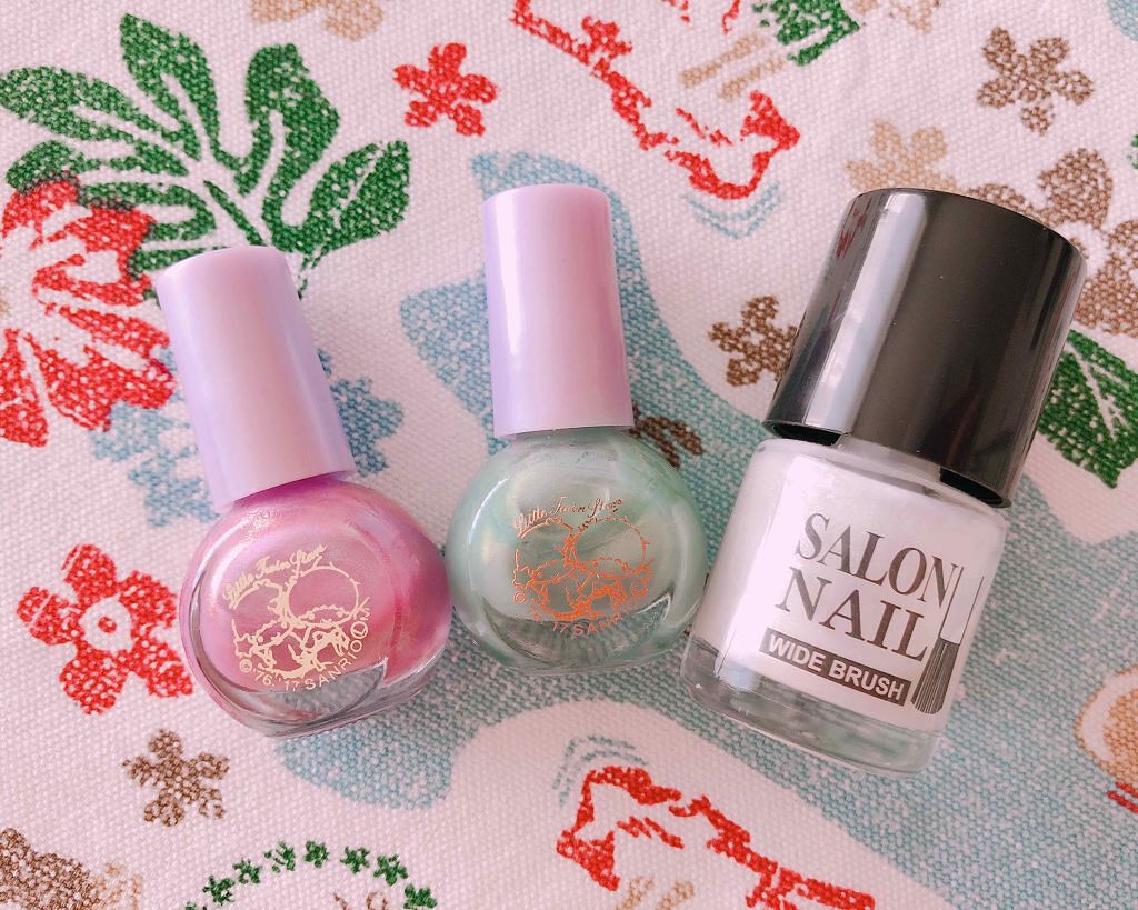 サンリオネイル/DAISO/マニキュアを使ったクチコミ（3枚目）