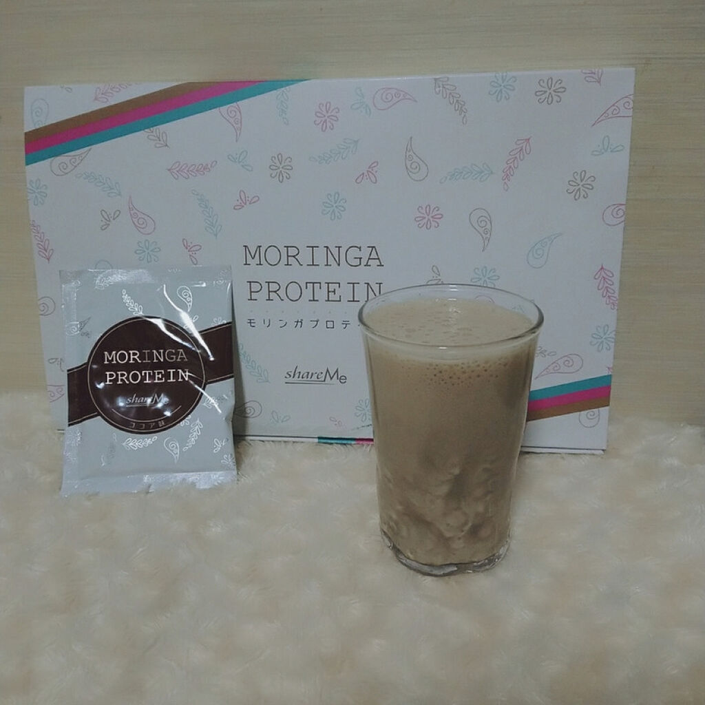 モリンガプロテイン/shareMe/ソイプロテインを使ったクチコミ（1枚目）