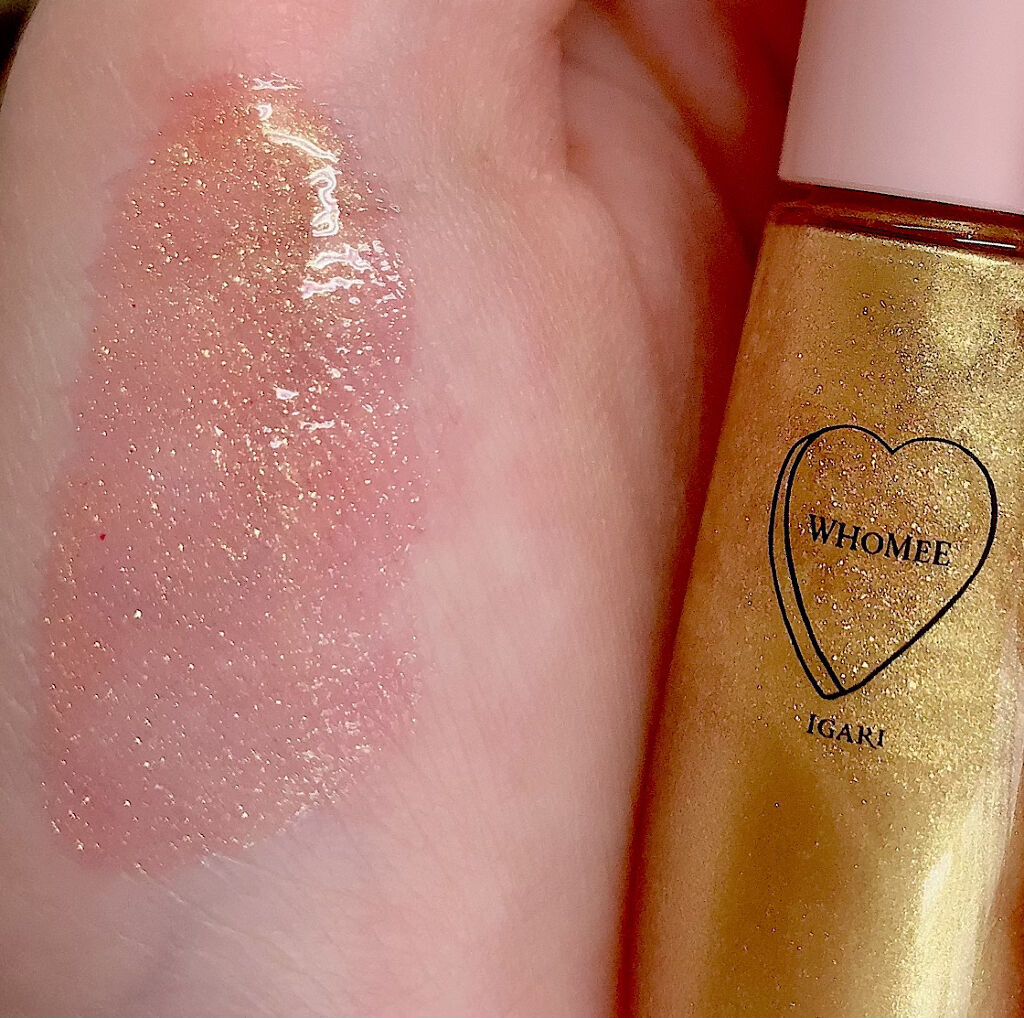 キラティントグロス ゴールド7/WHOMEE/リップティントを使ったクチコミ（3枚目）
