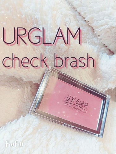 UR GLAM　DAILY CHEEK BLUSH/U R GLAM/パウダーチークを使ったクチコミ（1枚目）