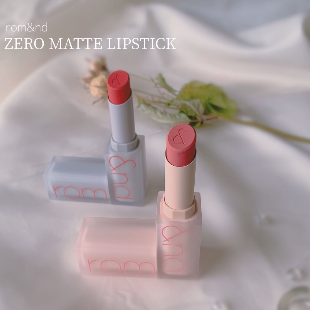 ゼロマットリップスティック/rom&nd/口紅を使ったクチコミ(1枚目)