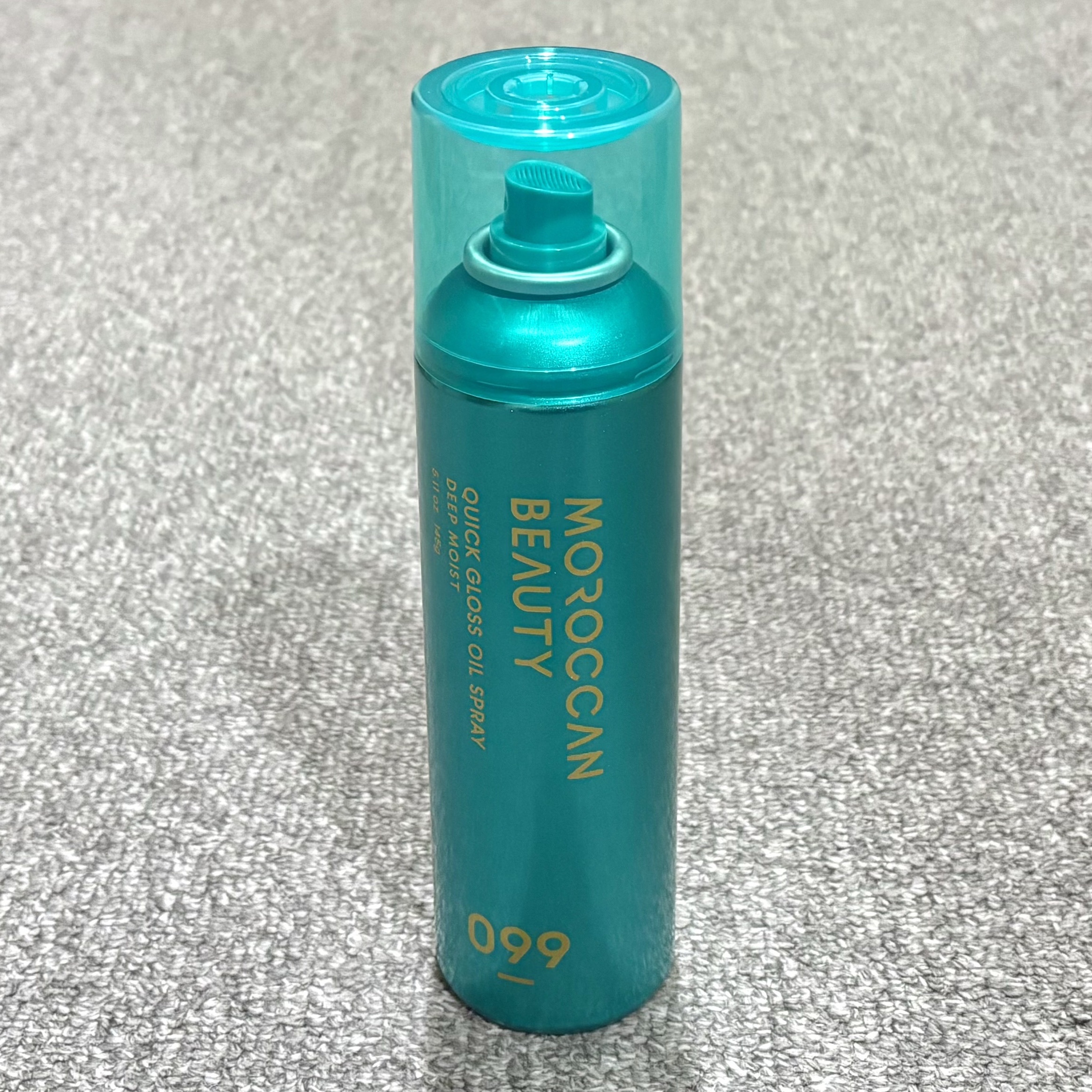 モロッカンビューティ ディープモイスト クイックグロス オイルスプレー 145g/モロッカンビューティ/ヘアスプレーを使ったクチコミ（1枚目）