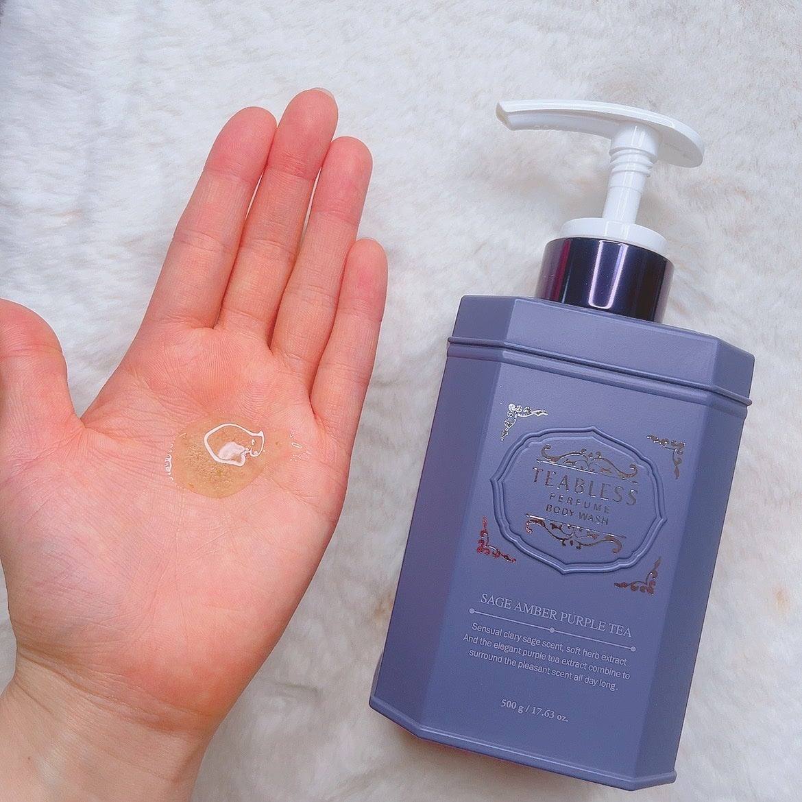 パフュームボディローション リリィムスクホワイトティー/TEABLESS/ボディローションを使ったクチコミ(2枚目)