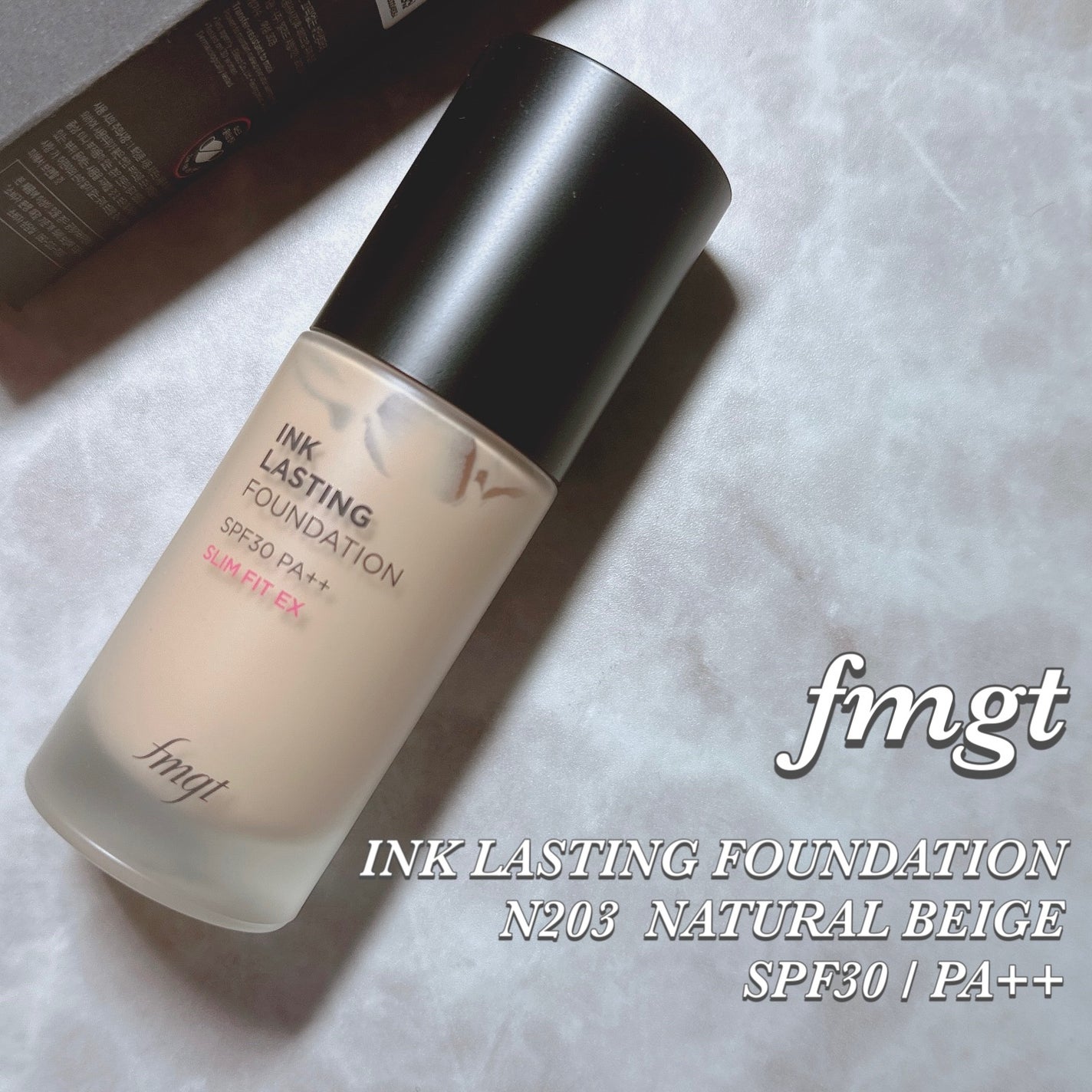 インクラスティングファンデーション スリムフィットEX/THE FACE SHOP/リキッドファンデーションを使ったクチコミ(1枚目)