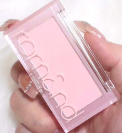 ベターザンチーク W02 ストロベリーミルク(STRAWBERRY MILK)/rom&nd/パウダーチークを使ったクチコミ(1枚目)