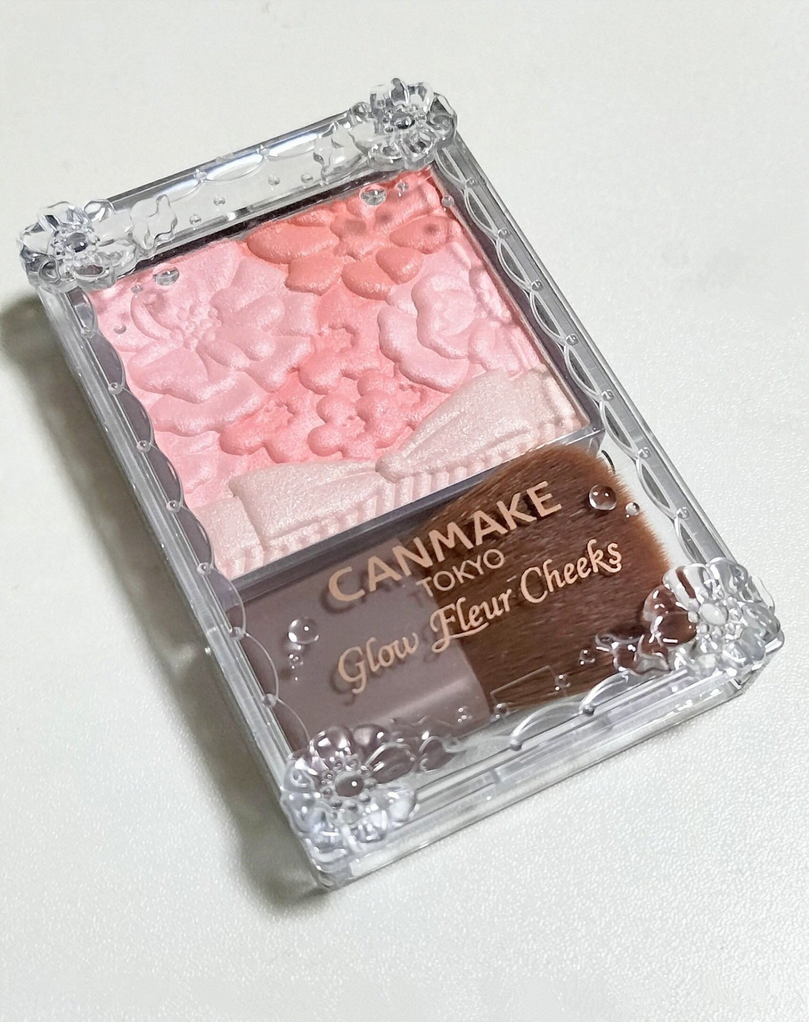 グロウフルールチークス/キャンメイク/パウダーチークを使ったクチコミ（1枚目）