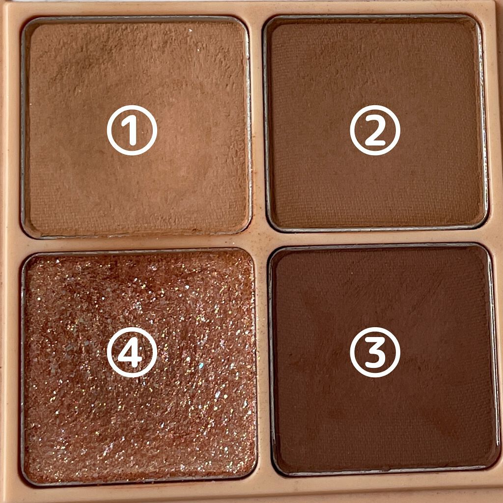 ベターザンアイズ/rom&nd/アイシャドウパレットを使ったクチコミ(2枚目)