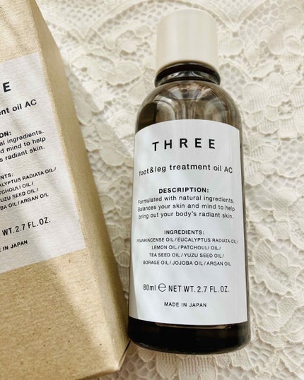 フット&レッグ トリートメント オイル AC R/THREE/レッグ・フットケアを使ったクチコミ(1枚目)