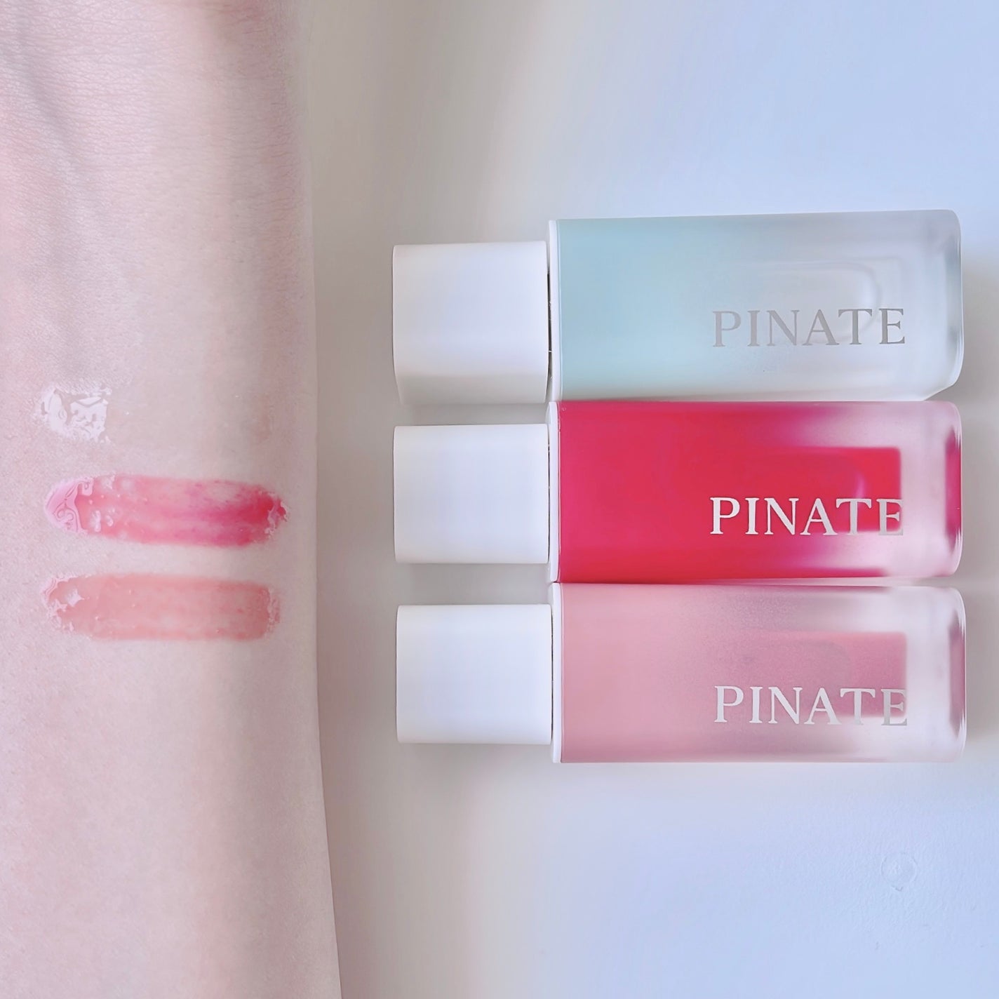 ナチュラルブルームリップオイルセラム 3色セット/PINATE/リップグロスを使ったクチコミ(6枚目)