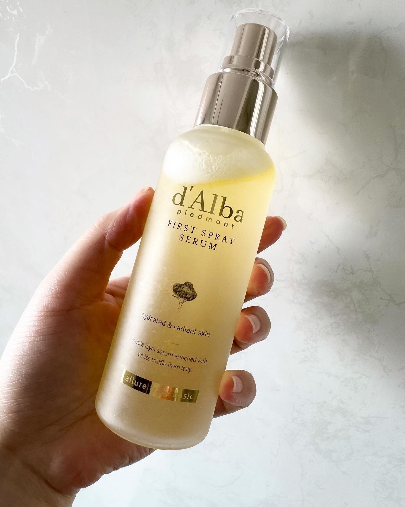 ダルバ ホワイトトリュフファーストスプレーセラム/ダルバ/ミスト状化粧水を使ったクチコミ(2枚目)