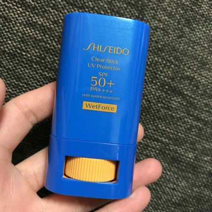 クリアスティック UVプロテクター/SHISEIDO/日焼け止め・UVケアを使ったクチコミ(1枚目)