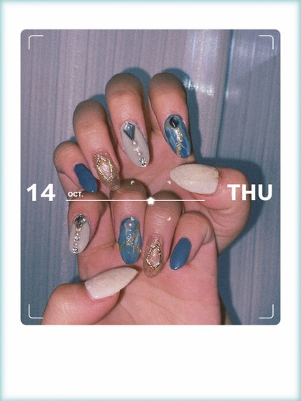 ジェルネイル(ライト対応)/セリア/ジェルネイルを使ったクチコミ(1枚目)